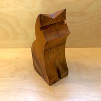 Gatto di legno soprammobile o fermaporta