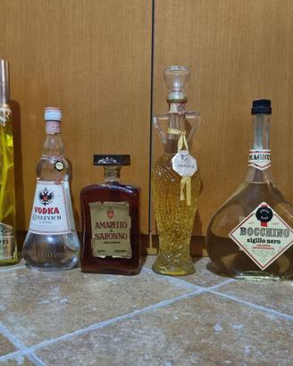 bottiglie liquori/whisky