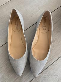 Scarpe ballerine argento