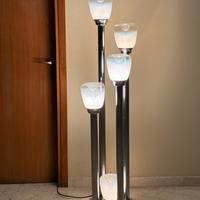 Lampada da terra a cinque luci murano