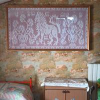 quadro realizzato all uncinetto filo di Scozia con