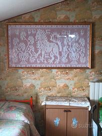 quadro realizzato all uncinetto filo di Scozia con