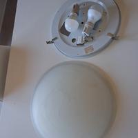 plafoniera vetro diametro  40 cm