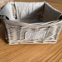 Cestino da tavola in vimini porta pane