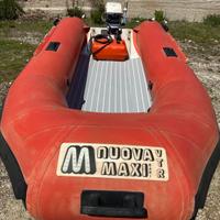Gommone 3,30 con motore 6 cv
