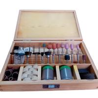 kit per attrezzo rotante in cofanetto in legno 