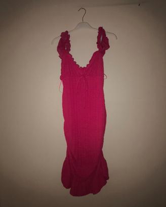 Vestito rosa estivo