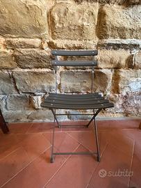 Sedie pieghevoli EMU in metallo - Grigio Antracite