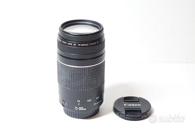 Teleobiettivo Canon EF 75-300mm f/4-5.6 III LEGGI
