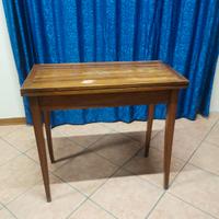 Tavolino da gioco Luigi XVI a ribalta