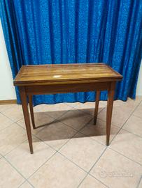 Tavolino da gioco Luigi XVI a ribalta
