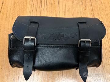 Borsa porta attrezzi Harley-Davidson in pelle nera