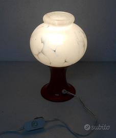 Lampada in vetro murano base tulip Mazzega ???