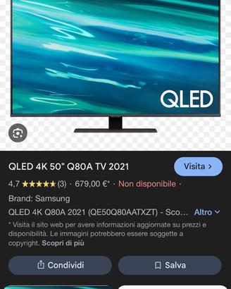 Samsung QLED 4K 50 pollici