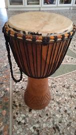 tamburo percussioni africane jambe originale