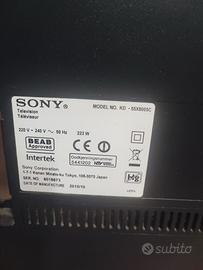  TV Sony 55" Tipo 55X8005C rotta