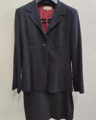 Tailleur con giacca e gonna nere COME NUOVO