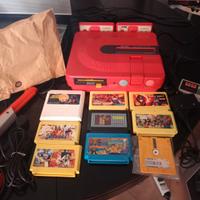 Twin Famicom SHARP Nintendo JAP + giochi + acces.