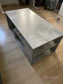 Sofa table, Grey wood.