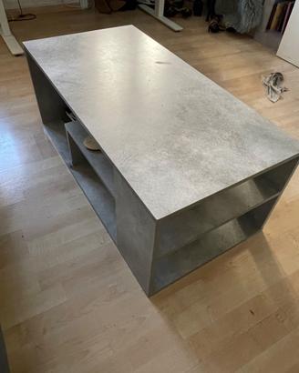 Sofa table, Grey wood.