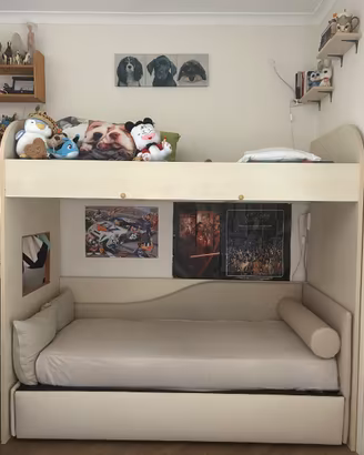Letto a castello e letto divano