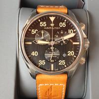 Hamilton Khaki Pilot Chrono quatrz