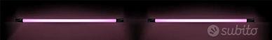 4 Tubi Neon Osram Luce Rossa Lineare 120 cm.