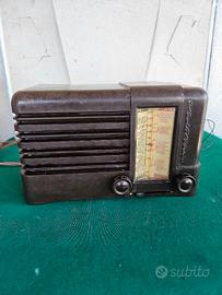 RADIO VALVOLE RADIOMARELLI 9U15 VINTAGE BACHELITE