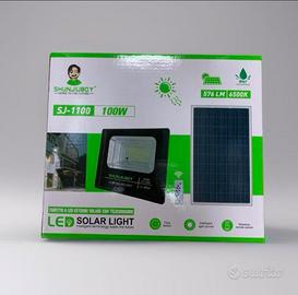 faro solare 100 led
