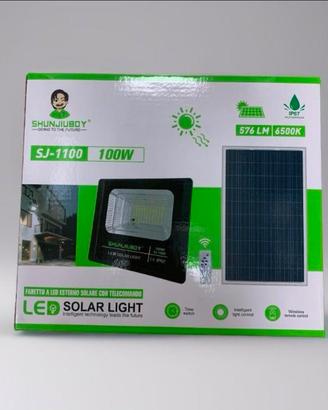 faro solare 100 led