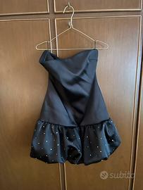 Zara nera fiori vestito