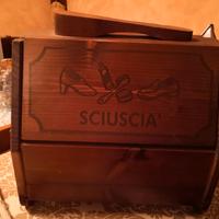cassetta in legno x lustrascarpe sciuscia