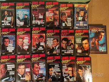 19 VIDEOCASSETTE VHS JAMES BOND 007 collection FAB