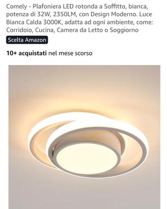 plafoniera led 