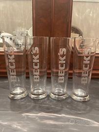 BICCHIERI BIRRA BECKS N.4