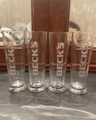BICCHIERI BIRRA BECKS N.4