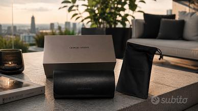 🖤 Giorgio Armani Custodia Originale Nuova + Scato