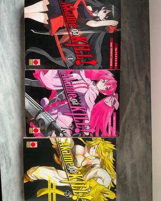Akame ga kill! Vol.1 2 3 -manga azione