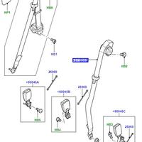 Cintura sicurezza Land Rover