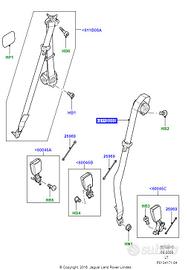 Cintura sicurezza Land Rover