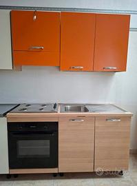 CUCINA  ARANCIONE - FAGGIO 150cm