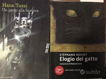 Libri Un gatto alla finestra ed Elogio del gatto