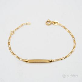 Bracciale bambino in oro giallo 18 kt E.1370