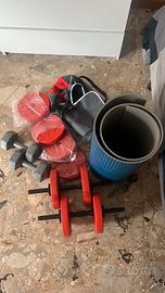 PESI E MANUBRI PER ESERCIZI