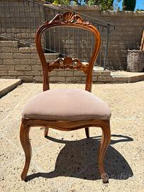 6 sedie Luigi Filippo originali