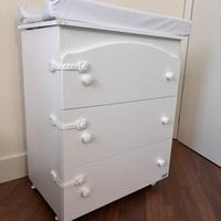 Fasciatoio Erbesi con cassettiera