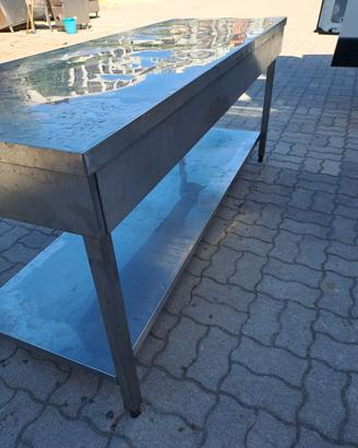 Banco acciaio inox 70x200