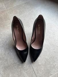 Décolleté Le Parigine vera pelle 38 nero