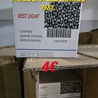 140 LUCI A LED BIANCO 7MT 