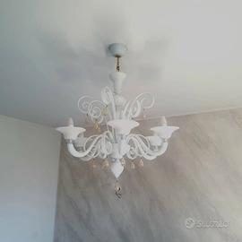 Lampadario applique di murano 